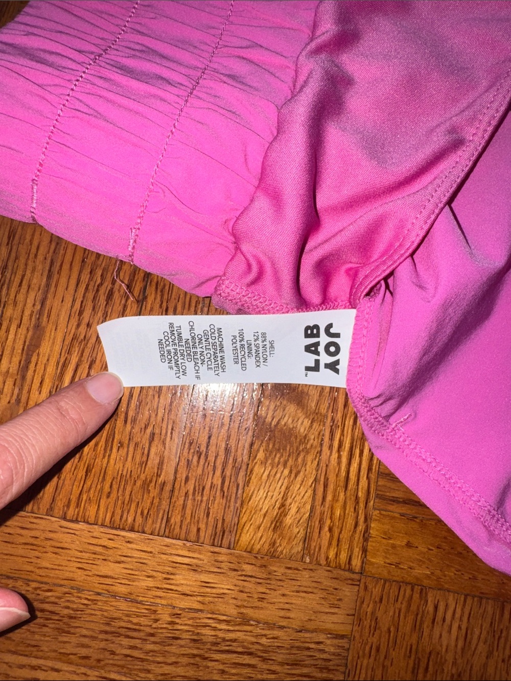 JoyLab Pink Women's Athletic Shorts with Elastic Waist - Picture 5 of 6